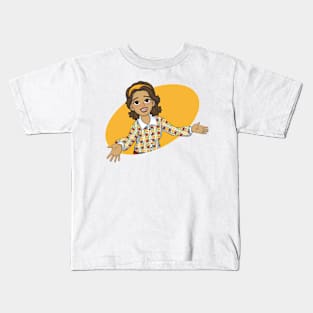 La Familia Rocha: Maria Guadalupe oval Kids T-Shirt